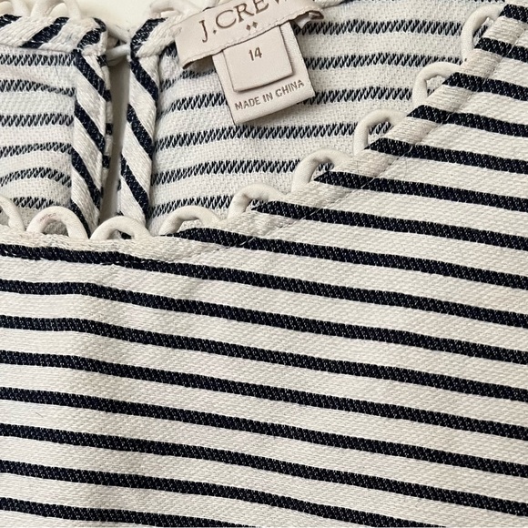 J. Crew Sleeveless Top with Detail Neck and Keyhole Button Back - Picture 3 of 3